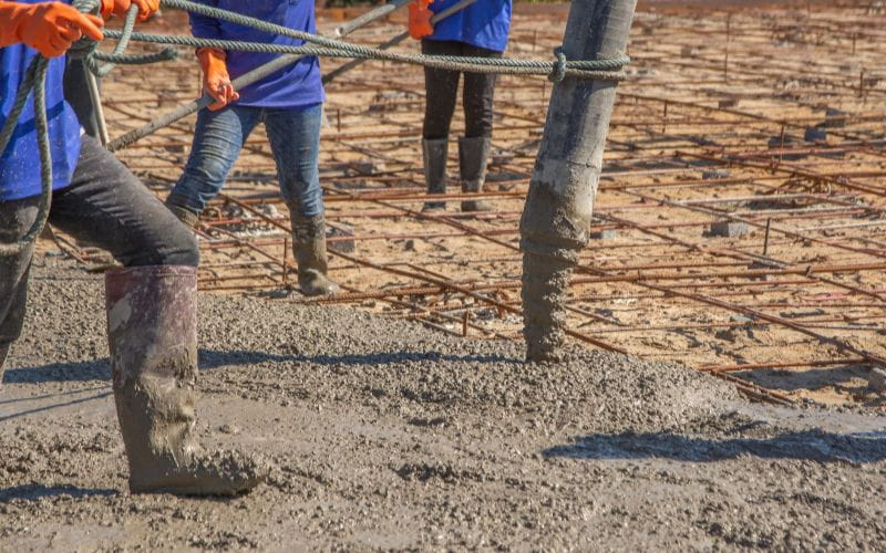 cement-mixers-pouring-ready-mixed-concrete-from-mixing-mobile-the-concrete-mixer